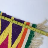 XXL Vintage Handmade Algerian Berber Ethnic Bohemian Antique Carpet - Area Rug 399x217