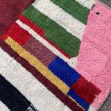 Handmade pure wool rug, size 140 x 260 cm.