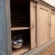 WOODEN BUFFET WITH SLIDING DOORS, 1930