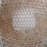 Chapeau asiatique style colonial en paille