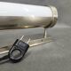 Bauhaus Nickel Wall Light with Glass Tube, 1930s