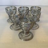 Six spiral egg cups