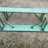 Tables and benches of guinguette