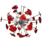 Murano glass chandelier