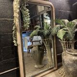 Mirror XIX eme in wood and stucco