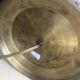 Lampe en bronze décor palmier Maison Bagués années 1970 en TBE