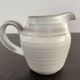 Set of 4 cups and saucers + milk jug - Stoneware - Salins-France - 70s