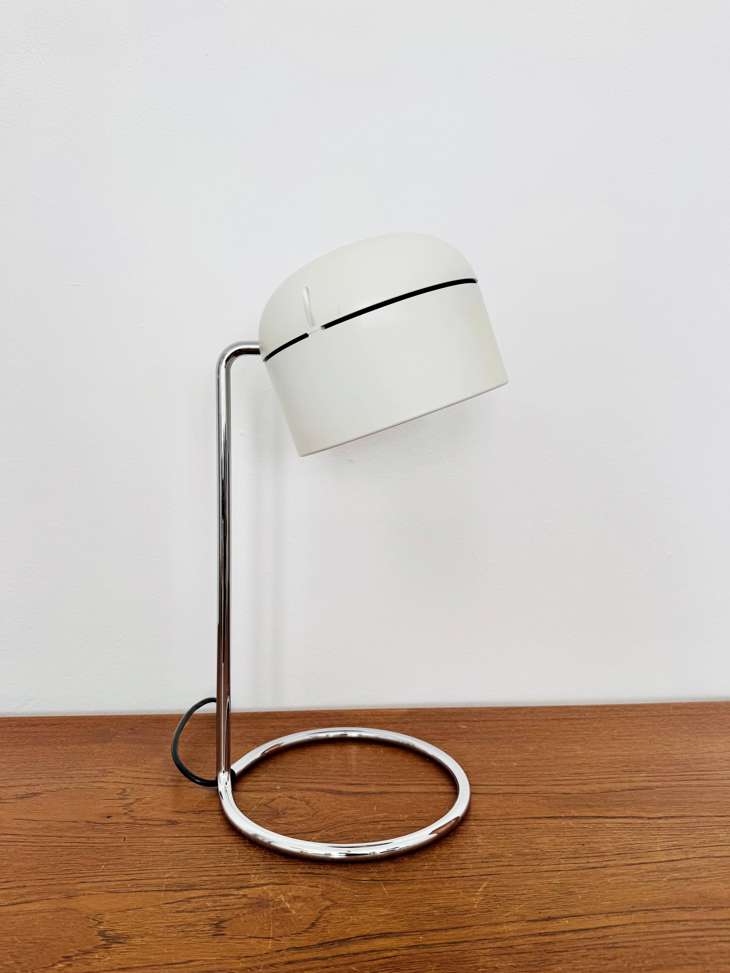 1 of 2 Adjustable Space Age Spot Table Lamps by Arnold Berges for Staff