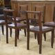Ensemble de 6 chaises en chêne 1950’s