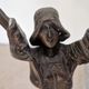 bronze candle holder - art nouveau - signed Jules Moigniez 1902