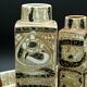 Set of 2 vases and 1 tray signed nils thorsson