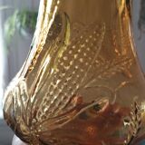 Amber glass pitcher