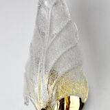 Wall lamp "leaf" by Carl Fagerlund, Murano glass, Germany, 1970