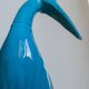 Chinese turquoise glazed crane figurine, 1950s