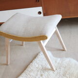 Former Ottoman, 1950s wool foot rest