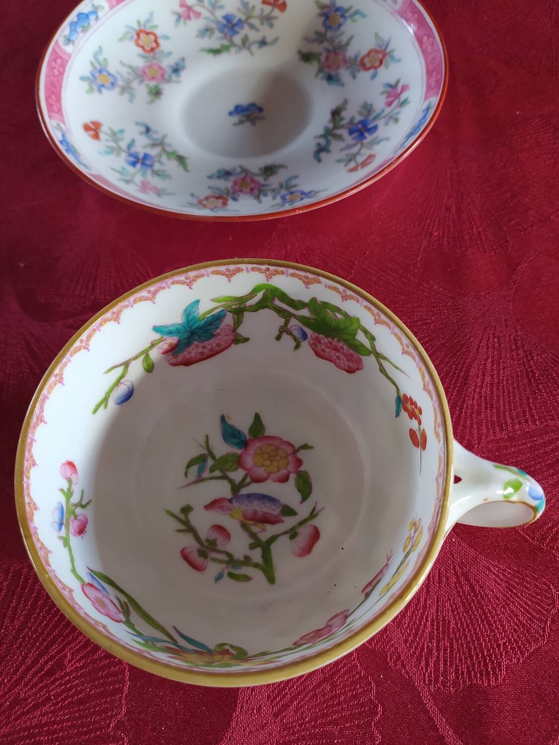 English porcelain cup