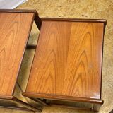 Tables gigognes rétro vintage en teck du milieu du siècle par G Plan – Élégantes années 1960