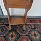 Pupitre haut en bois ciré ouvrant sur un vantail XIXè