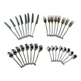 Spiral cutlery Geneviève Lethu for 8 people