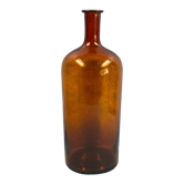 Pharmacy bottle in tinted glass