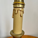 Pair of Louis XV rocaille bronze lamps