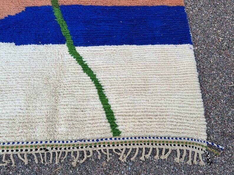 Tapis beni ourain en laine