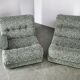 1970s Czechoslovak Space Age Four-Piece Sculptural Modular Sofa