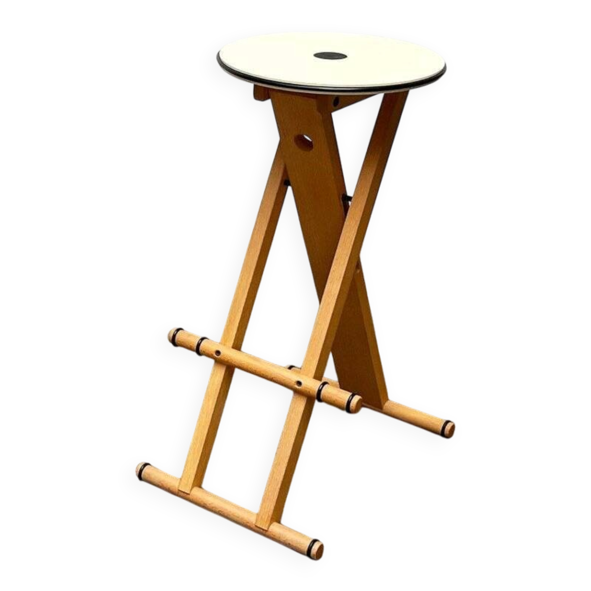 Postmodern Italian folding stool by Enolinea, 1980s.