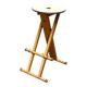 Tabouret pliant italien postmoderne de Enolinea, années 1980