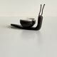 Brutalist escargot vintage candle holder