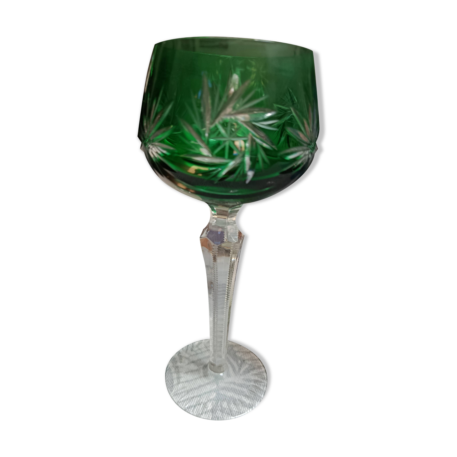 Verre en cristal type cristal de bohème