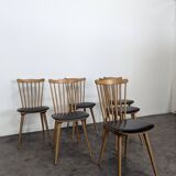 Set of 6 Sonate model chairs by Baumann