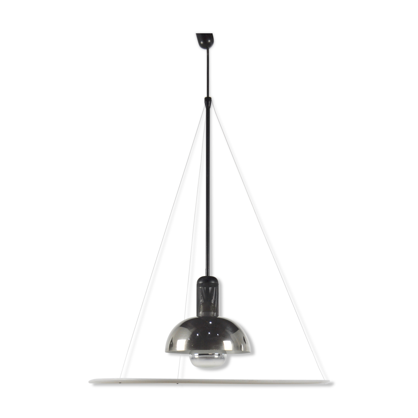 Italian Frisbi 850 hanging lamp by Achille Castiglioni for Flos, 1970