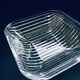 XL Mid-Century Czech Modern Crystal Art Glass Bowl, 1960s