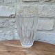 Old chiseled glass vase h16cm