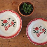 Lot of 10 plates to dessert Lunéville