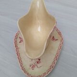 Saucière in iron earth of Gien model Pink hawthorn