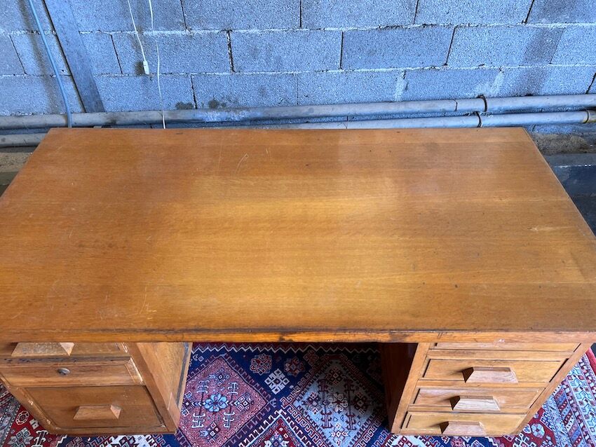 Bureau vintage de maître d’école ou d’administration - Années 50/60