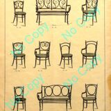 6 chaises bistrot Josias Eissler & Söhne restaurées