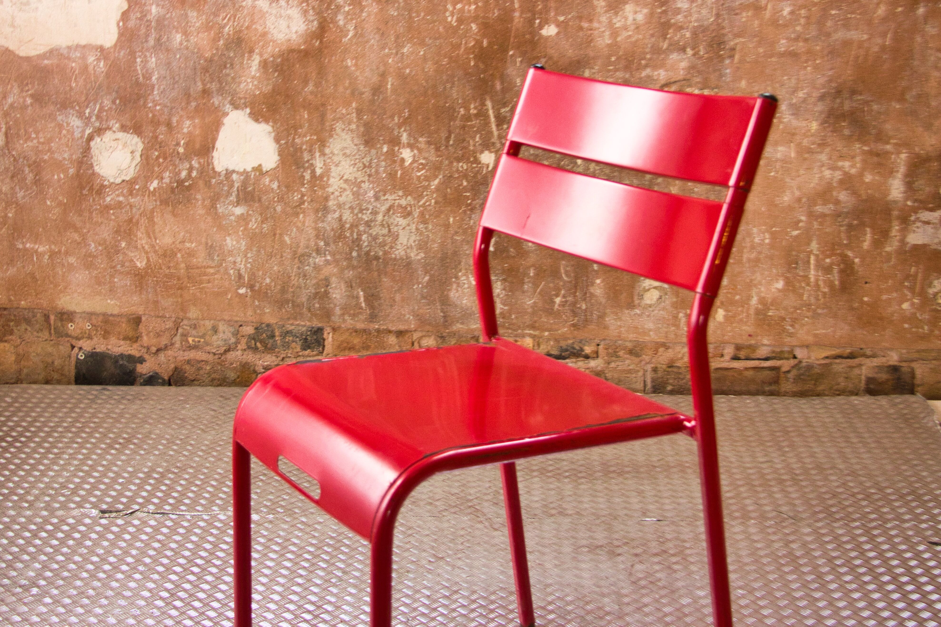 Set of 6 vintage metal chairs