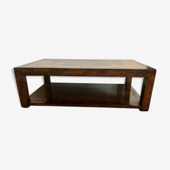 Table basse en bois massif style asiatuqe