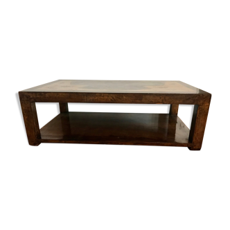 Table basse en bois massif style asiatuqe
