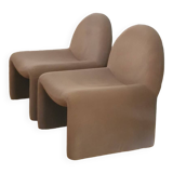 Pair of ARFA designer armchairs