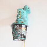 Ceramic Seahorse Lantern from Vietri Sul Mare, Italy 1960S.