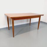 Vintage Scandinavian style dining table from the 50s and 60s in teak with extensions