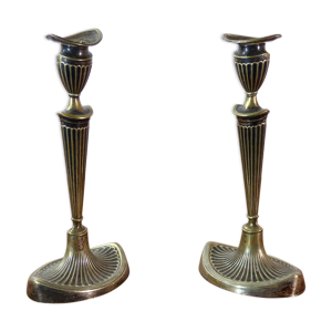 paire de bougeoirs xix