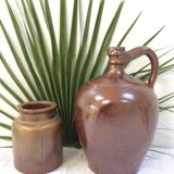 Old potty in glazed stoneware