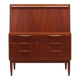 Teak secretary, Danish design, 1960s, Erling Torvits, Klim Møbelfabrik
