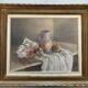 magnificent pastel well framed and in perfect condition