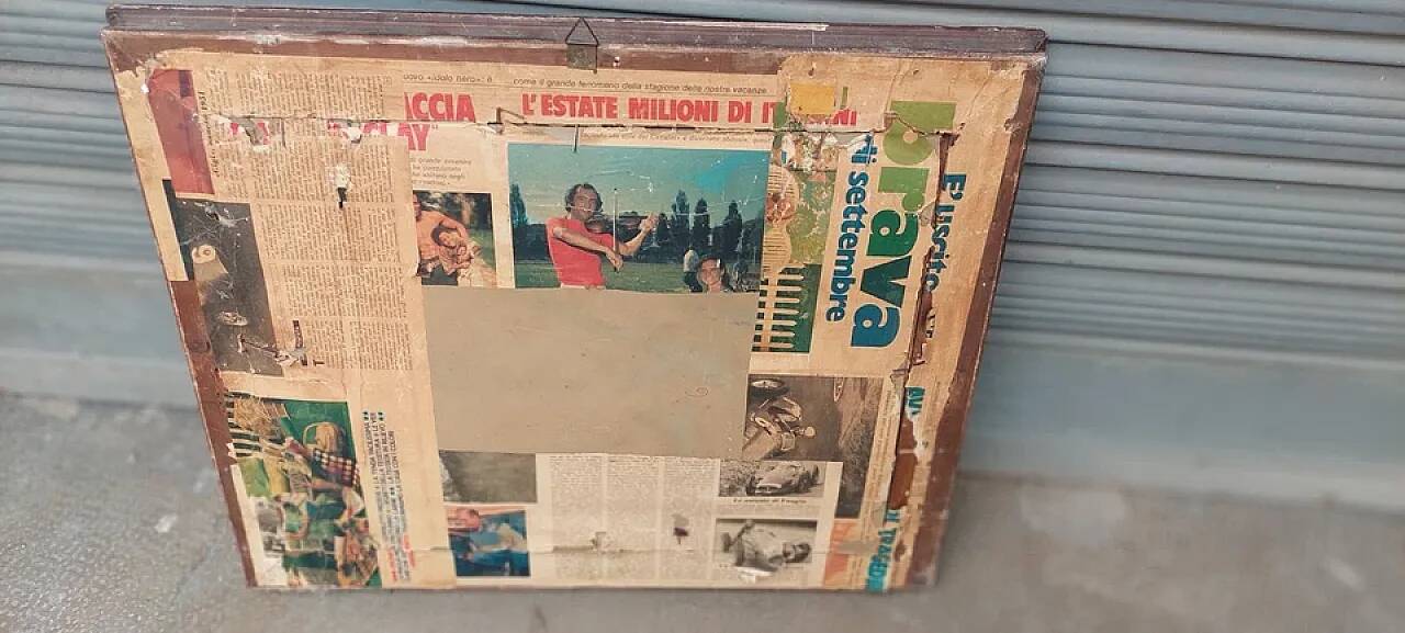 Paysage de campagne encadré, XIXe siècle